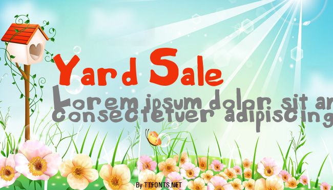 Yard Sale example